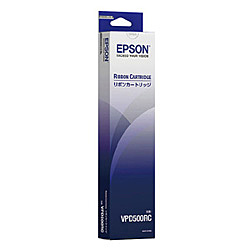 在庫目安:あり EPSON VPD500RC VP-D500用 リボンカートリッジ 黒 セール 消耗品 新品 交換 有名な インクリボン リボン インク カートリッジ カセット