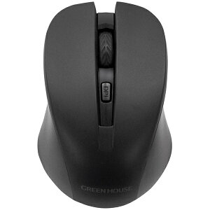 GREEN HOUSE GH-MULNOA-BK �����}�E�X 2.4GHz ���w�� �u���b�N