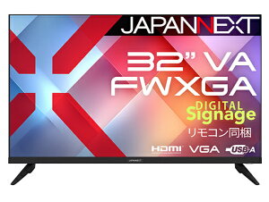 JAPANNEXT JN-V32FW-M tfBXvC 32^/ 1366×768/ HDMI×2AVGA×1/ ubN/ Xs[J[L/ 2Nۏ
