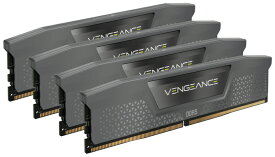 コルセア(メモリ) CMK64GX5M4B5600Z36 DDR5 5600MT/ s 64GB(16GBx4) UDIMM 36-36-36-76 XMP 3.0 VENGEANCE DDR5 Grey 1.25V for AMD