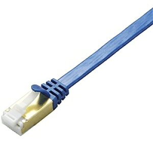 ELECOM LD-TWSFT/BM100 �c���܂�h�~�t���b�gLAN�P�[�u��(Cat7����)/ 10m/ �u���[���^���b�N