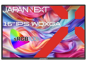 JAPANNEXT JN-MD-IPS16WQXGAR tfBXvC 16^/ 2560×1600/ USB Type-C×2AHDMI×1/ Vo[/ Xs[J[L/ 2Nۏ