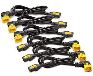 �V���i�C�_�[�G���N�g���b�N AP8706R-WW Power Cord Kit (6 ea) Locking C13 to C14 (90 Degree) 1.8m
