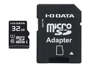 IODATA MSDU1-32GR UHS-I UHS Xs[hNX1ΉmicroSDHC[J[hiSDJ[hϊA_v^tj 32GB