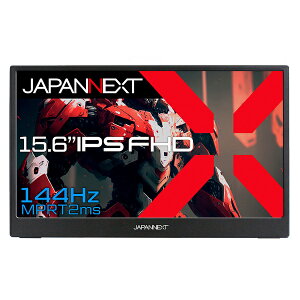 JAPANNEXT JN-MD-156i144FHDR �Q�[�~���O�t���f�B�X�v���C 15.6�^/ 1920×1080/ USB Type-C×2�AminiHDMI×1/ �u���b�N/ �X�s�[�J�[�L/ 2�N�ۏ�