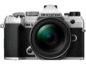 OLYMPUS OM-5 12-45mmPROLK SLV ミラーレス一眼カメラ OM SYSTEM OM-5 12-45mm F4.0 PRO レンズキット （シルバー）