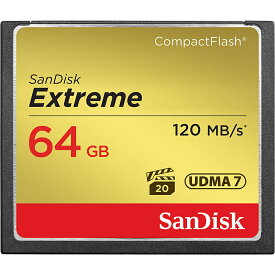 SanDisk SDCFXSB-064G-J61 エクストリーム コンパクトフラッシュカード 64GB