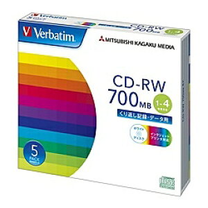 Verbatim SW80QP5V1 CD-RW 700MB PCf[^p 4{Ή 5XP[X mCh\