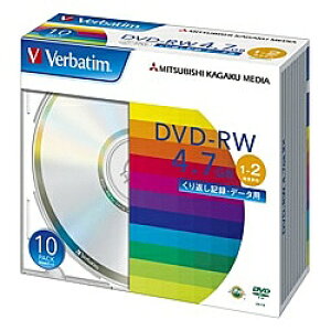 Verbatim DHW47N10V1 DVD-RW 4.7GB PCf[^p 2{Ή 10XP[X Vo[fBXN