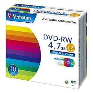 Verbatim DHW47NP10V1 DVD-RW 4.7GB PCf[^p 2{Ή 10XP[X Ch\