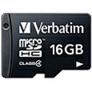 Verbatim MHCN16GYVZ1 microSDHCJ[h 16GB Class4 iSDA_v^[j