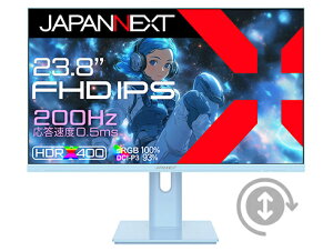 JAPANNEXT JN-IPS238G200F-HSP-BB Q[~OtfBXvC 23.8^/ 1920×1080/ HDMI×2ADP×1/ xCr[u[/ Xs[J[L/ 2Nۏ
