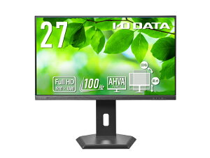 IODATA LCD-D272SA-F ChtfBXvC 27^/ 1920×1080/ HDMIADisplayPort/ ubN/ Xs[J[F/ u5Nۏ؁v/ 100HzΉ/ Lȃt[X^CX^h
