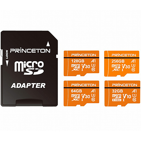 【送料無料】Princeton PMSDA-64G 64GB microSDXCカード UHS-I A1対応【在庫目安:お取り寄せ】