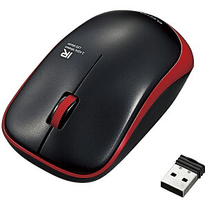 ELECOM M-IR07DRRD IR�}�E�X/ ENELO�V���[�Y/ ����/ 3�{�^��/ �ȓd��/ ���b�h