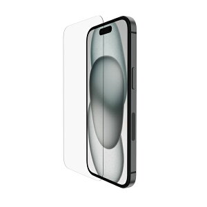 belkin OVA131zz ScreenForce iPhone 15p EgKX2 RۉʕیtB