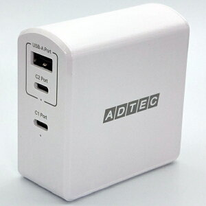 AhebN APD-A105AC2-WH Power DeliveryΉ GaN AC[d/ 105W/ USB Type-A 1|[g Type-C 2|[g/ zCg