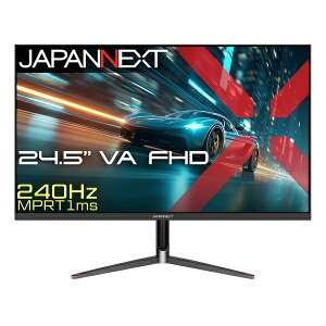 JAPANNEXT JN-245VG240F �Q�[�~���O�t���f�B�X�v���C 24.5�^/ 1920×1080/ HDMI×1�ADP×1/ �u���b�N/ �X�s�[�J�[��/ 2�N�ۏ�