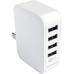 JV AJ-598 AC[d 4.8A USB4P IC WH