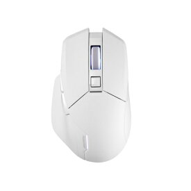 POWERCOLOR ALPHYN AM10 Wireless Mouse WHITE/ ワイヤレスゲーミングマウス/ ホワイト/ Bluetooth/ 2.4GHzドングル/ 有線接続に対応/ 超高速8000Hzポーリングレート/ 高性能26000DPIセンサー