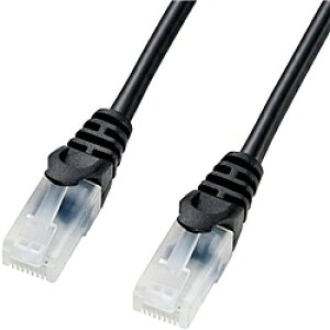 �T�����T�v���C LA-Y5TS-10BK �c���܂�h�~CAT5eLAN�P�[�u���i10m�E�u���b�N�j