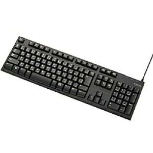 ELECOM TK-FCM062BK uL[{[h/ 108L[/ USB/ LTCY/ 1000񍂑ϋv/ ubN