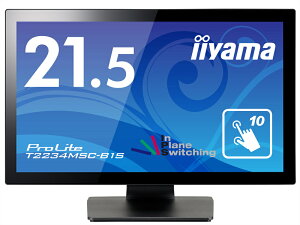 iiyama T2234MSC-B1S ^b`pltfBXvC 21.5^/ 1920×1080/ D-subAHDMIADisplayPort/ ubN/ Xs[J[F/ tHD/ IPS/ hohH/ Ódeʎ