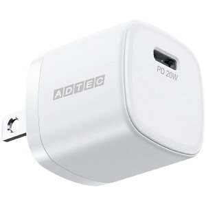 AhebN APD-V020C-WH Power DeliveryΉ AC[d/ 20W/ USB Type-C 1|[g/ zCg