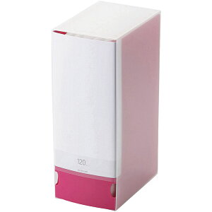 ELECOM CCD-FB120PN CD/ DVD/ Blu-ray�Ή��t�@�C���P�[�X/ 120�����[/ �s���N