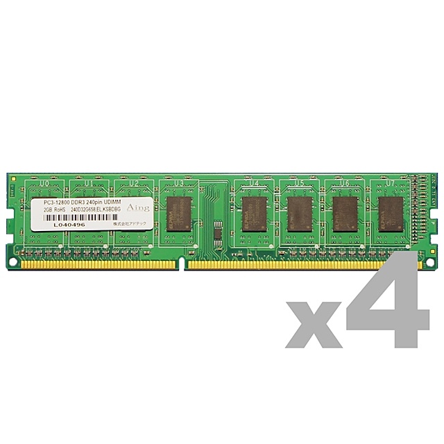 【海外輸入】 倉庫 アドテック ADS12800D-8G4 DDR3-1600 240pin UDIMM 8GB×4枚 bif.org.bd bif.org.bd