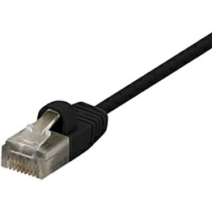 GREEN HOUSE GH-CBESL6-1MK �J�e�S���[6�Ή� �X����LAN�P�[�u�� �u���b�N 1m