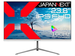 JAPANNEXT JN-IPS238FHD2-C6-W �t���f�B�X�v���C 23.8�^/ 1920×1080/ DP×1�AHDMI×1�AUSB-C×1/ �z���C�g/ �X�s�[�J�[�L/ 2�N�ۏ�