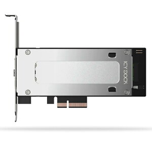 ICY DOCK MB840M5P-B M.2 NVMe SSDڗp[ouA_v^ PCIe 5.0 x4gXbgΉ