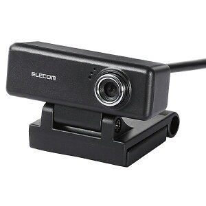 ELECOM UCAM-C520FBBK PC WebJ/ 200f/ }CN/ ׃KXY/ ubN