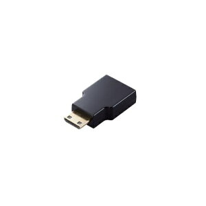 ELECOM AD-HDACS3BK HDMI�ϊ��A�_�v�^�[/ AF-CM(mini)/ �X�����^�C�v/ �u���b�N