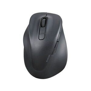 ELECOM M-XGL31BBSKBK �}�E�X/ EX-G/ 2023�N���f��/ �����p/ L�T�C�Y/ Bluetooth/ 5�{�^��/ �R�ێd�l/ �É��݌v/ �u���b�N