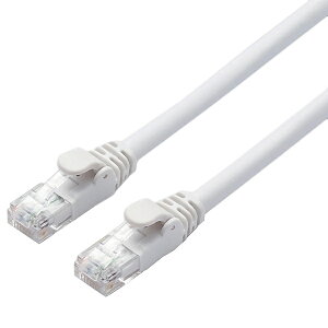 ELECOM LD-GPA/WH5 LAN�P�[�u��/ CAT6A����/ �X�^���_�[�h/ 5m/ �z���C�g