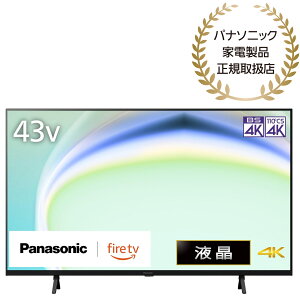 Panasonic TV-43W80A 4K�t���e���r 43V�^