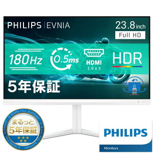 PHILIPS 24M2N3201A/11 EVNIA 180HzΉQ[~OtfBXvC i23.8^/ 1920×1080/ HDMIADP/ zCg/ Xs[J[/ 5Nԃtۏ؁j