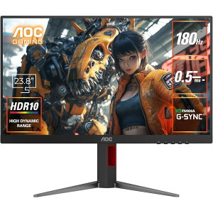 AOC 24G4/11 �Q�[�~���O�t���f�B�X�v���C 23.8�^/ 1920×1080/ HDMI�ADisplayPort/ �u���b�N/ �X�s�[�J�[�F�Ȃ�