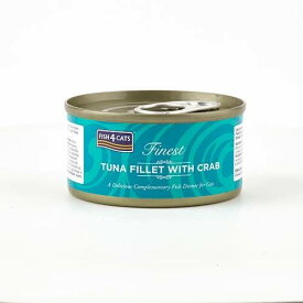 フィッシュ4キャット　ツナ＆カニ　70g ×10缶【Fish4Cat ウエット キャットフード　猫缶】 ○