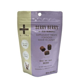 ビィナチュラル　ビィ・プラス　ベリィベリィ　粒タイプ　75g 【ビィ・ナチュラル　 ビィプラス　be+　ドッグおやつ・サプリメント】 ○