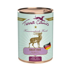 テラカニス 鹿肉　グレインフリー[コンプリート食] 400g [TerraCanis]【缶詰　ウェットフード】○