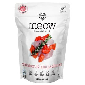 【meow】ミャウ　チキン＆サーモン　280g　フリーズドライキャットフード○