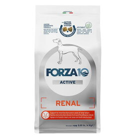 フォルツァ10　リナールアクティブ　ミディアム　4kg【FORZA10 フォルツァディエチ　腎臓　ドッグフード　犬】 ○