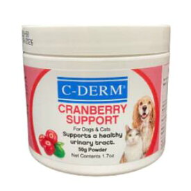 シーディーム【C-DERM】　 クランベリーパウダー 50g　【犬猫　サプリメント　尿路】 ○