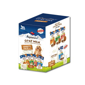 シグネチャー7　ドッグ　ゴートミルク　バラエティパック　12パック(4種類×3個入り)【犬用　栄養補完食　総合栄養食　トッピング　おやつ】