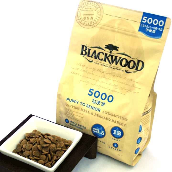 ブラックウッド　5000　20kg （５ｋｇ×４袋）【Blackwood ドッグフード】【あす楽】○ | P＆LUXE