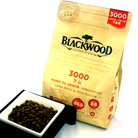 ブラックウッド　3000　20kg （5kg×4袋）【Blackwood ドッグフード】○