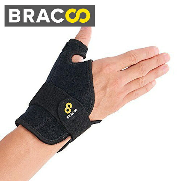 楽天市場 Bracoo 親指サポーター 腱鞘炎 バネ指 突き指 手 手首 固定 親指 関節症 サポーター サムスタビライザー ブラック 左右兼用 Plymouth